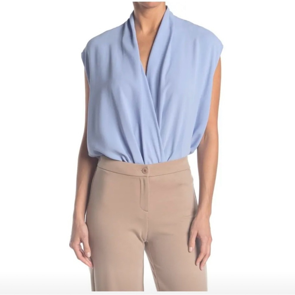 Trina Turk Light Blue Concourse 2 Dolman Sleeve‎ Top XS/S EXCELLENT!